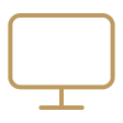 Computer screen icon.