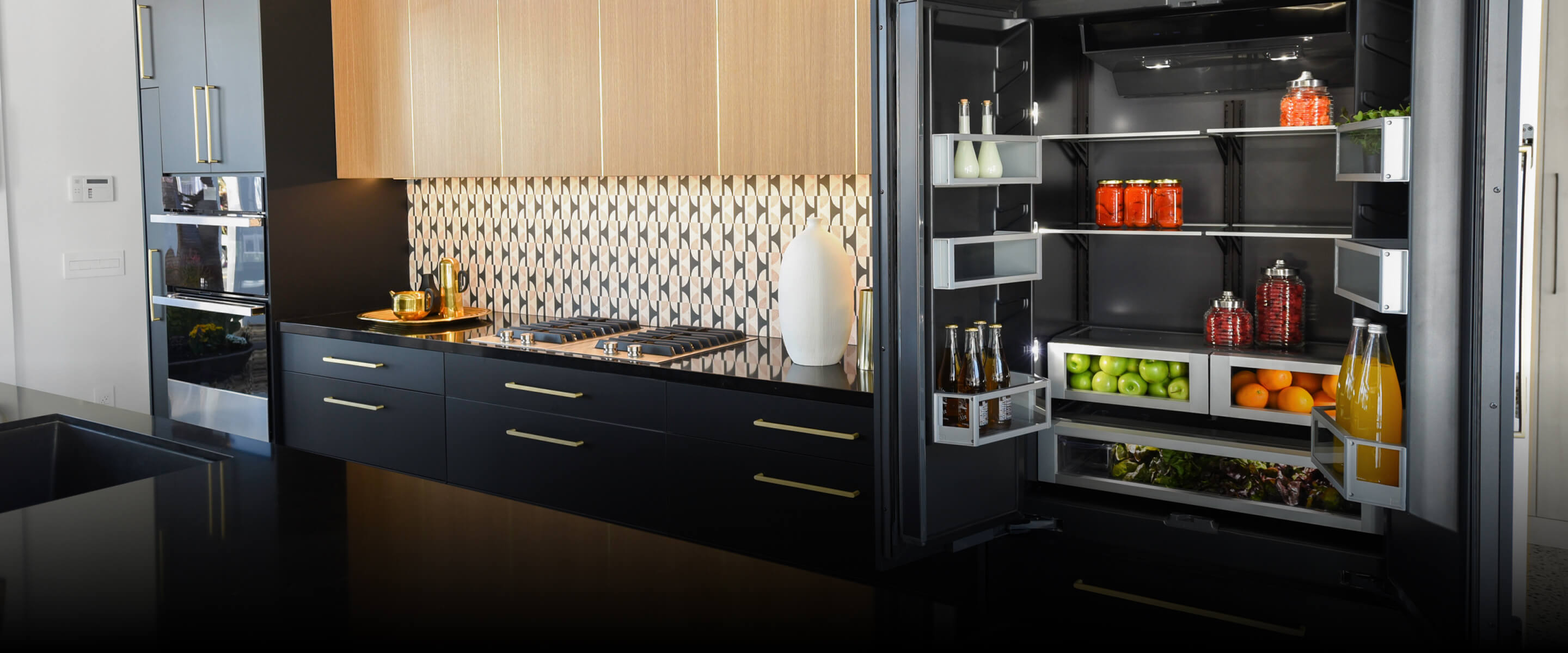 JennAir® appliances in a high-end kitchen.