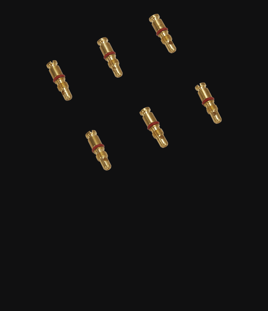 A conversion kit isolated on a black background.