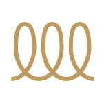 An icon of three loops, indicating "activate the surface cooking area"