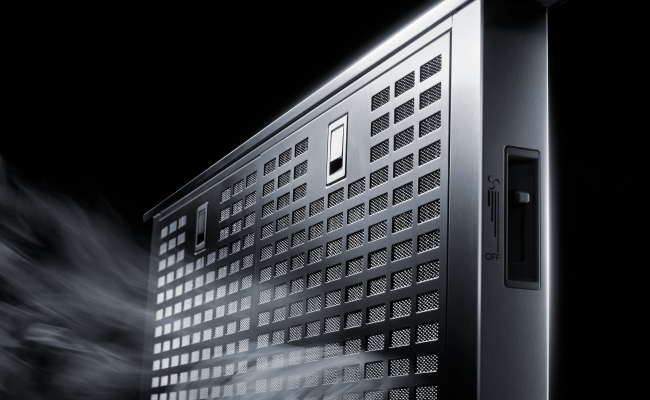 Système de ventilation haut de gamme sur un électroménager JennAir