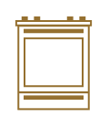 An icon of a drop-in range