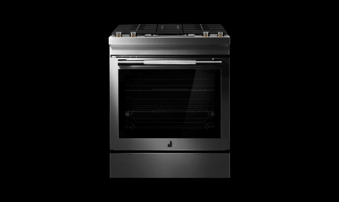 Image of a JennAir downdraft range Image of a JennAir downdraft range