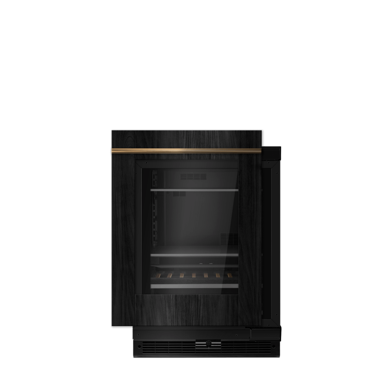 A 24" Panel-Ready Beverage Center.