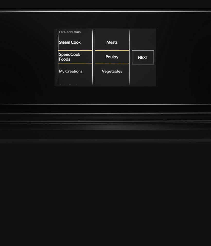 L’affichage ACL sur le four à micro-ondes ou four rapide.