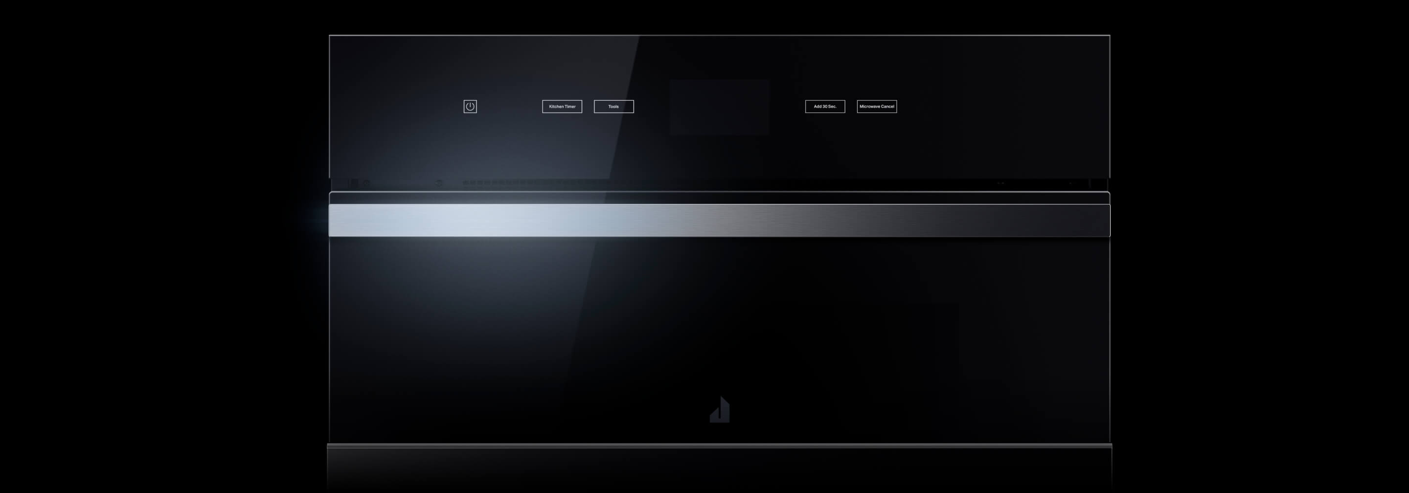 Un four à micro-ondes encastré JennAir®.