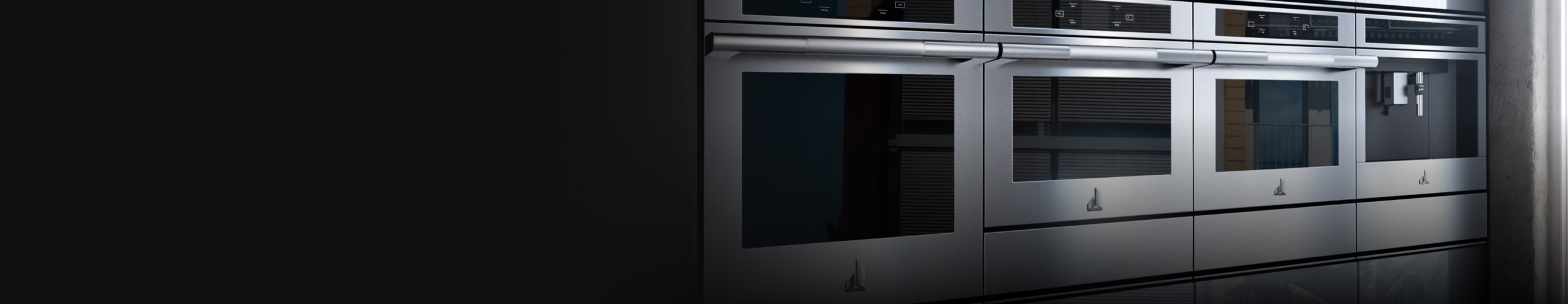 The Urban Living small appliances installed next to eachother, showing the entire line.