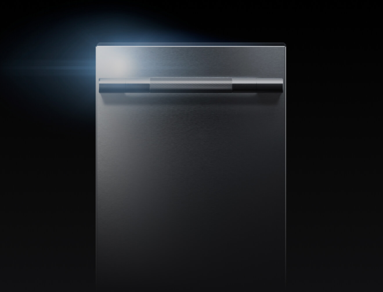 A JennAir® Trash Compactor equipped with a RISE™ Design Panel Kit.