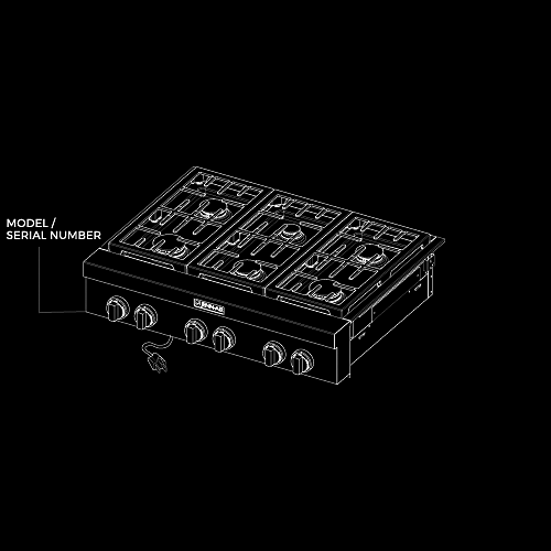 Cooktop Model Number Label How to Find Your JennAir Model Number | JennAir