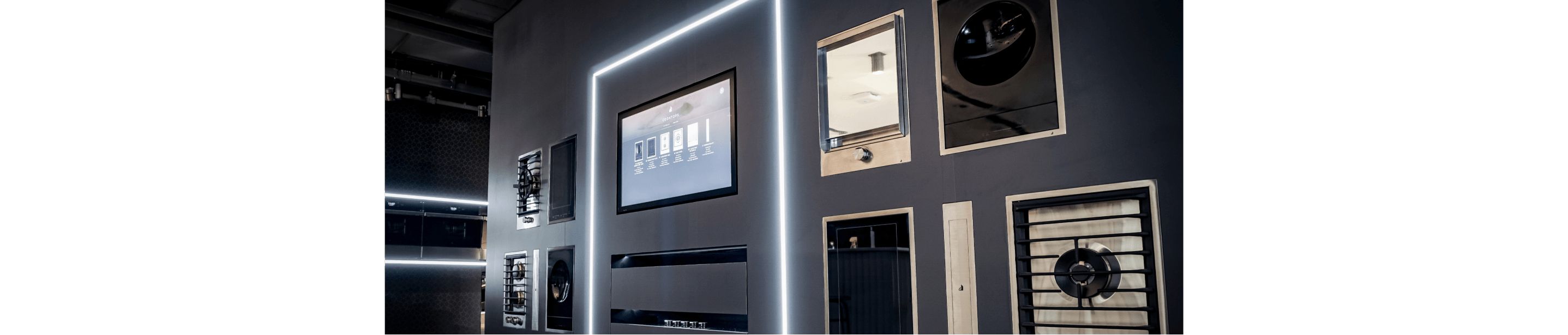 JennAir Cooktops in the JennAir New York Showroom.