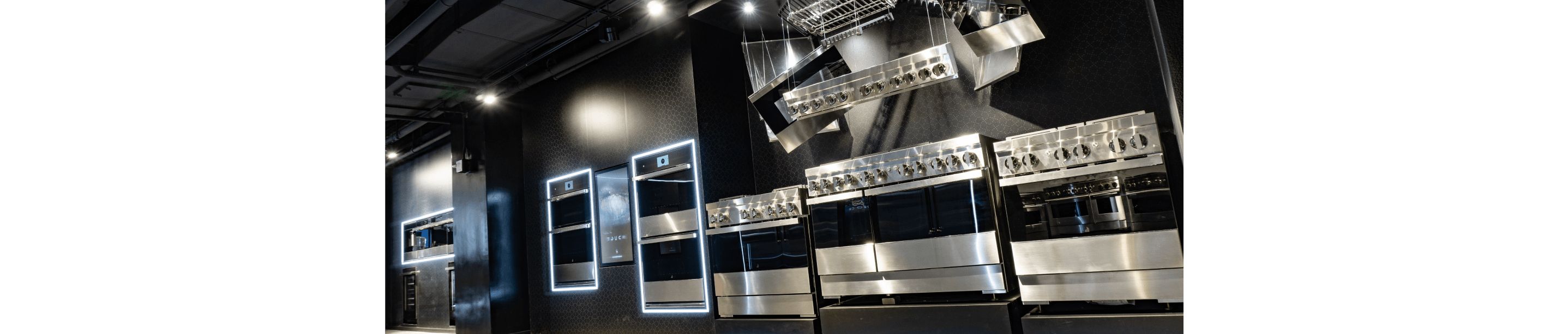JennAir NOIR™ Design Wall Ovens in the New York JennAir Showroom.