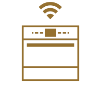 Icône d'un four encastré intelligent