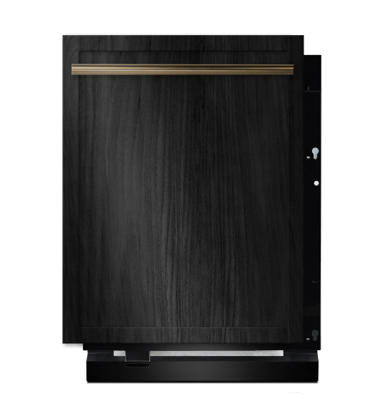 A panel-ready 24-inch dishwasher.