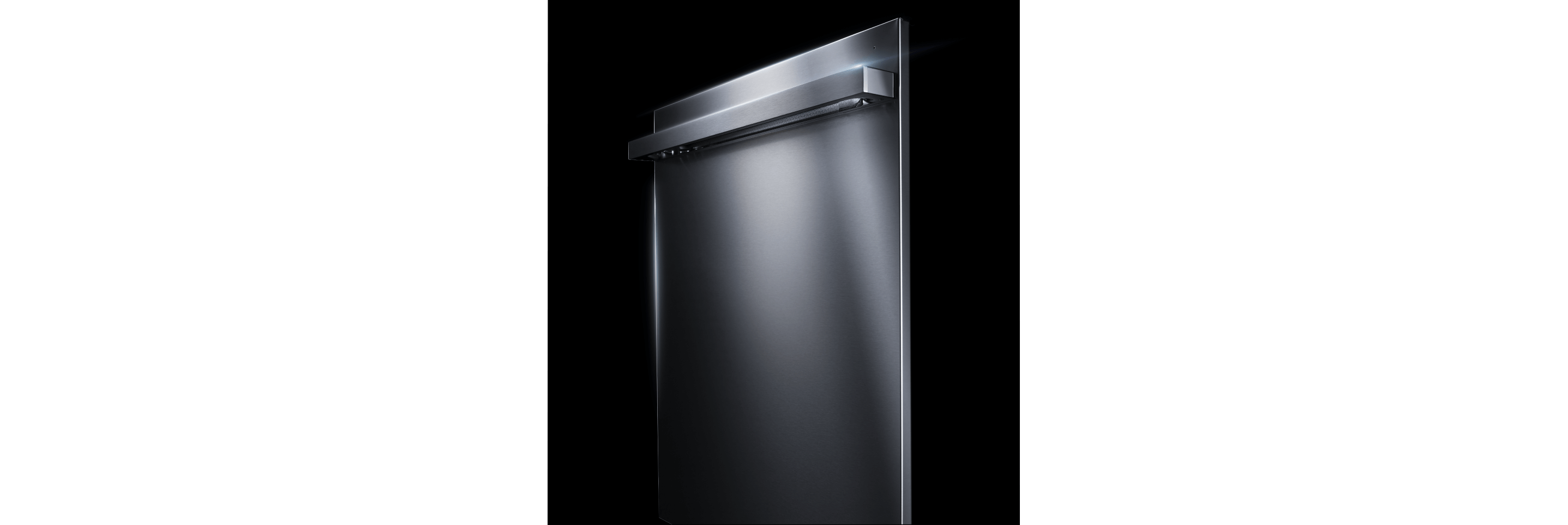 The top and middle racks of a JennAir® dishwasher.