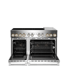 An open JennAir® Range.