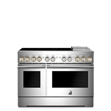 An open JennAir® Range.