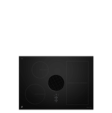 A downdraft induction cooktop from JennAir.