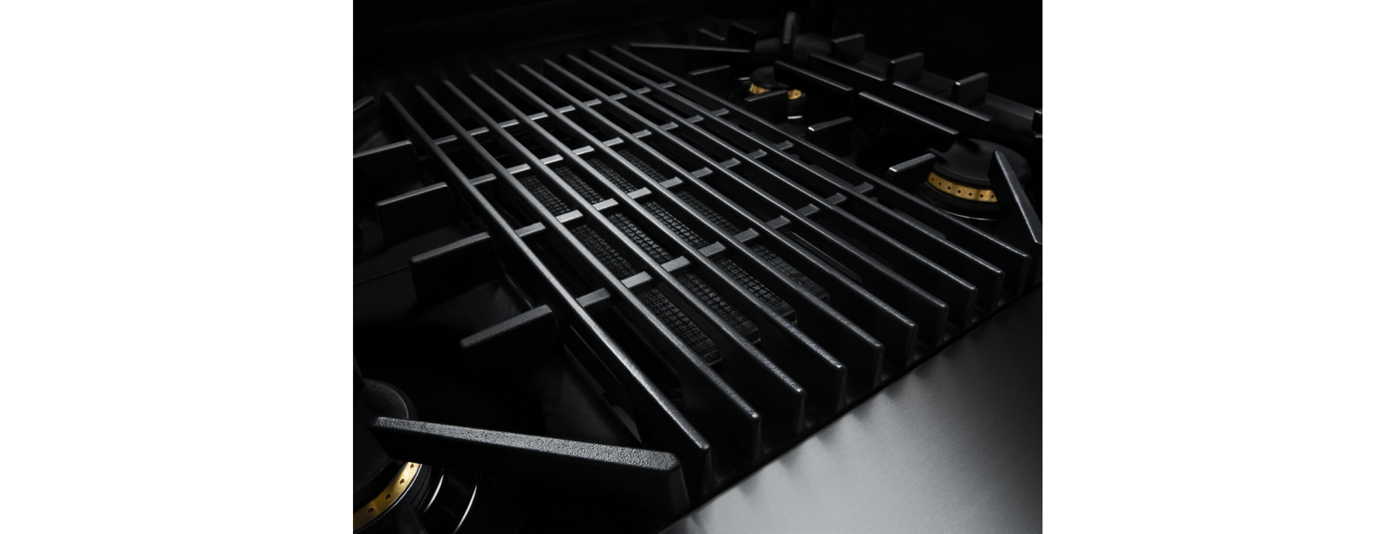 A RISE range with a grill.