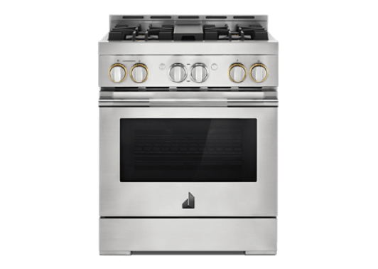 A JennAir 30-Inch Range.