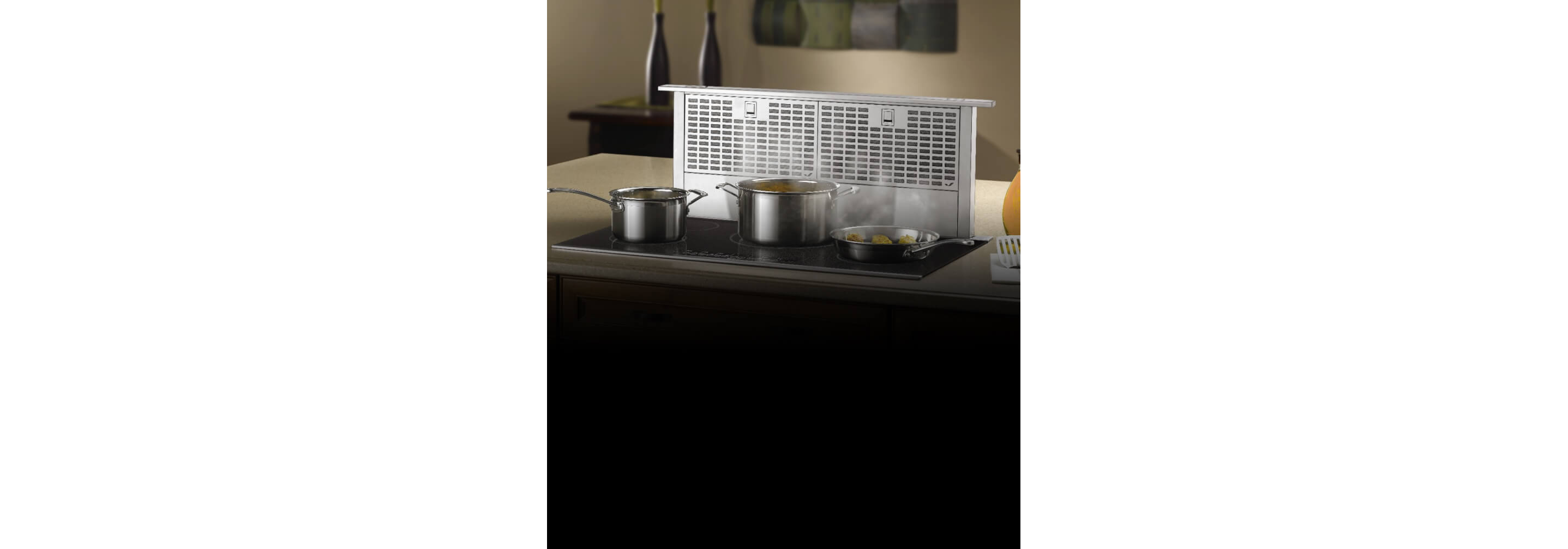 Un appareil de ventilation télescopique à évacuation descendante