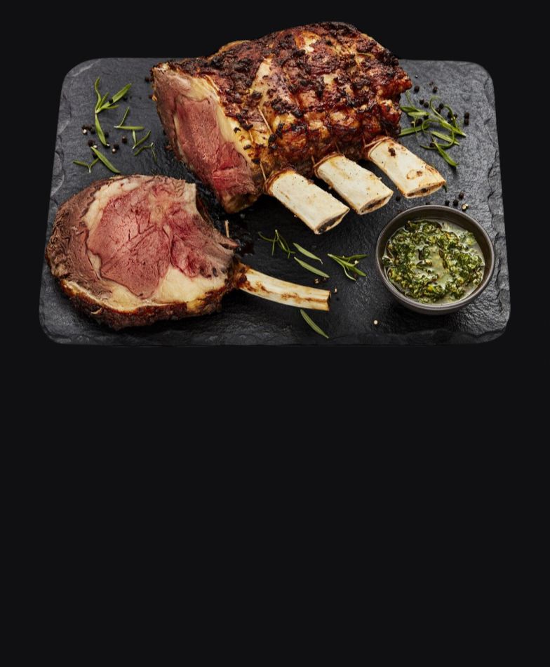 Un rôti à cuisson moyenne.