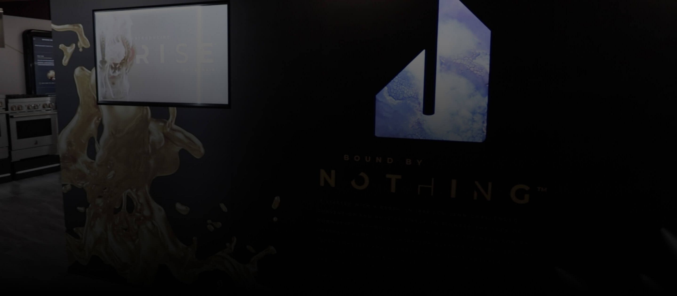 A RISE™ Design Expression Display at the JennAir Experience Showroom in New York City.