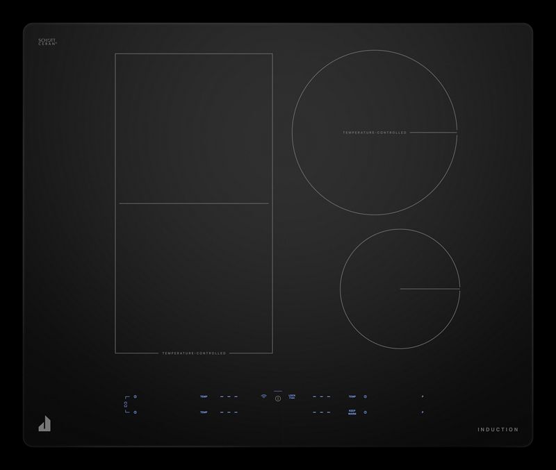 24" Oblivion Smart Induction Cooktop with Temperature-Controlled Cooking