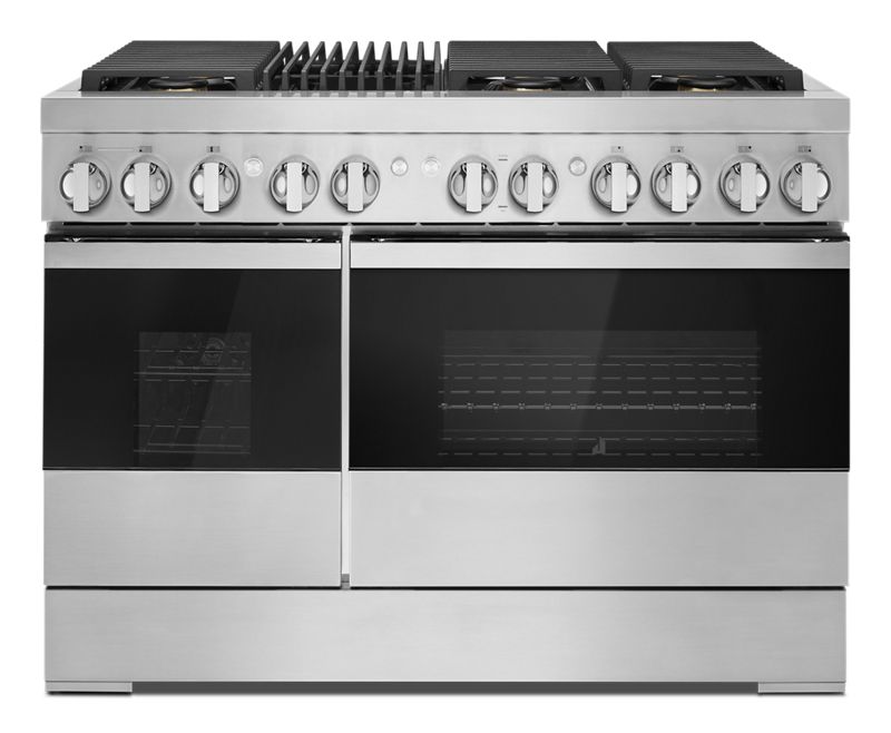 NOIR 48" Dual-Fuel Professional Range with Gas Grill