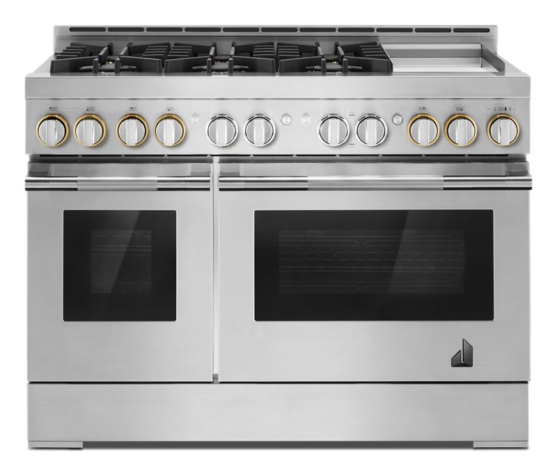 48" RISE Gas Professional-Style Range with Chrome-Infused Griddle