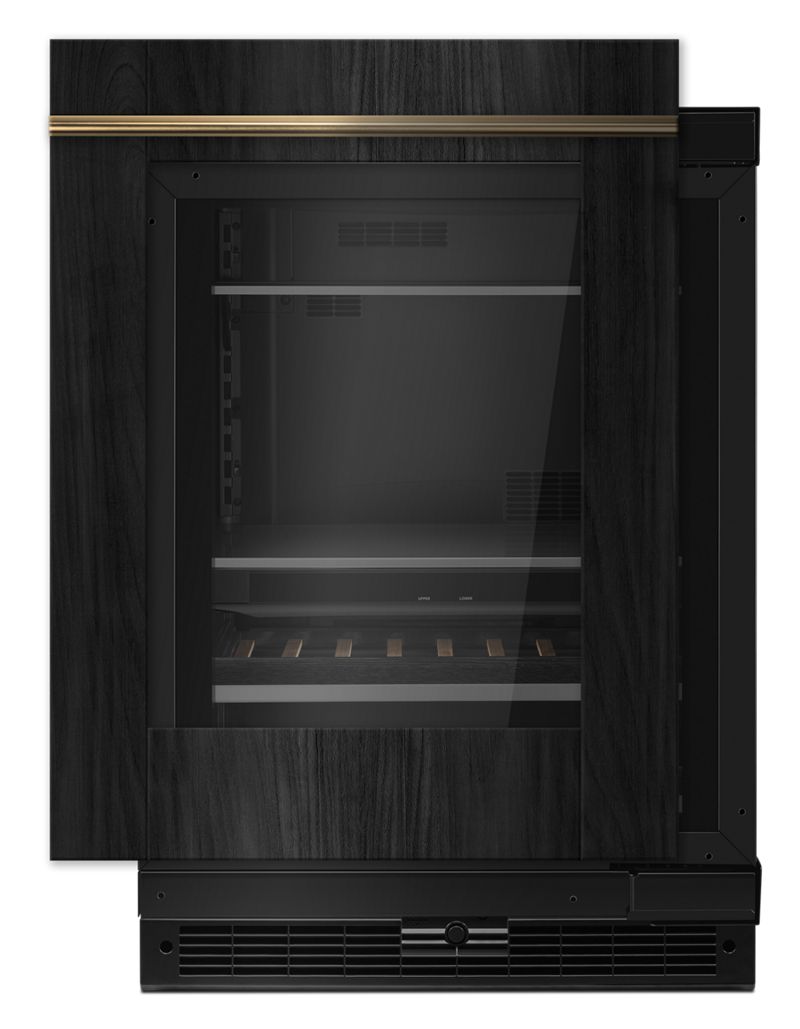 Panel-Ready 24" Built-In Undercounter Beverage Center - Right Swing
