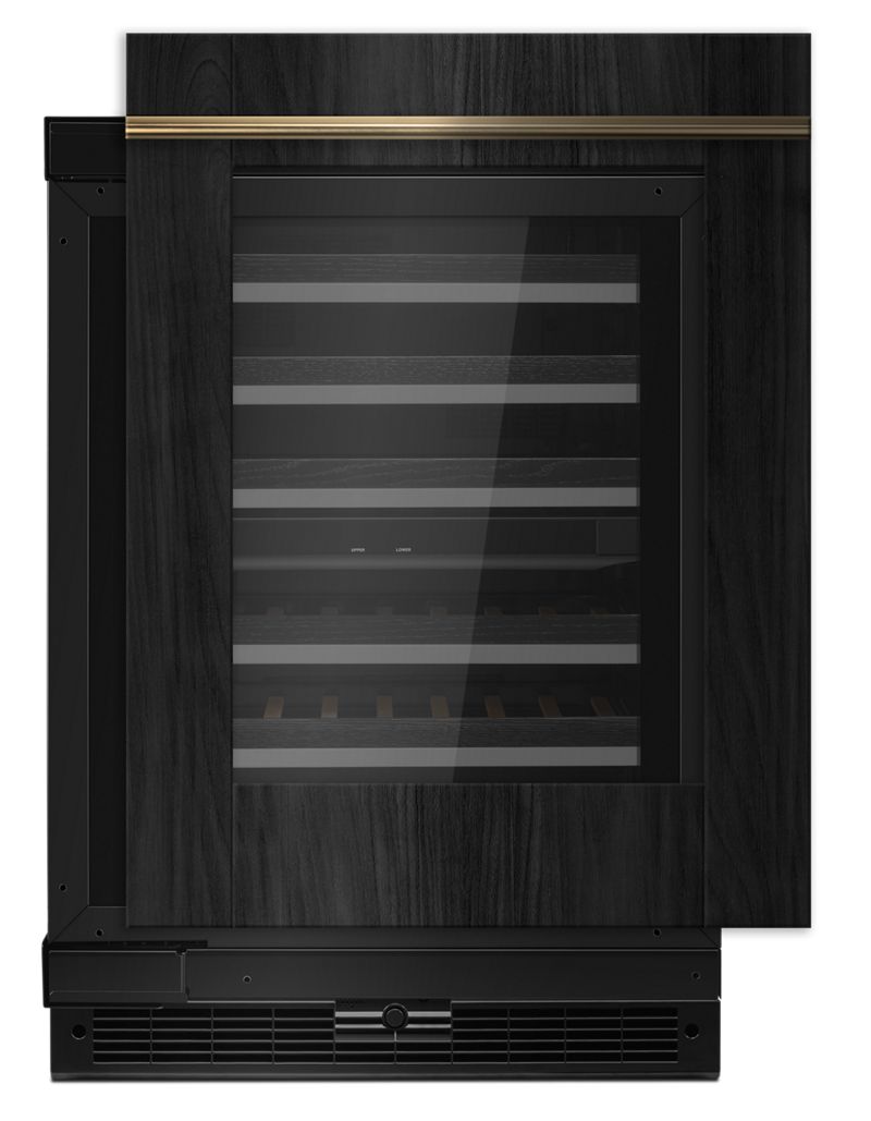 Panel-Ready 24" Built-In Undercounter Wine Cellar, Left Swing