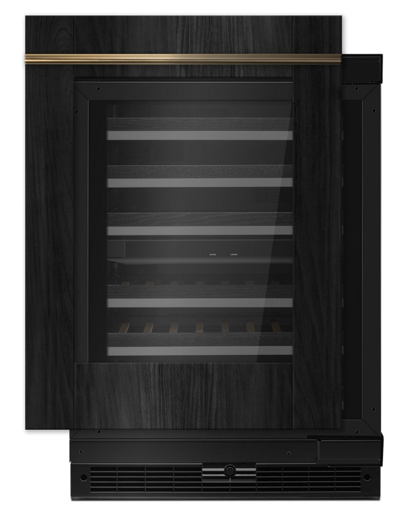 Panel-Ready 24" Built-In Undercounter Wine Cellar, Right Swing