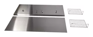 36" Range Hood Backsplash Kit with Shelf